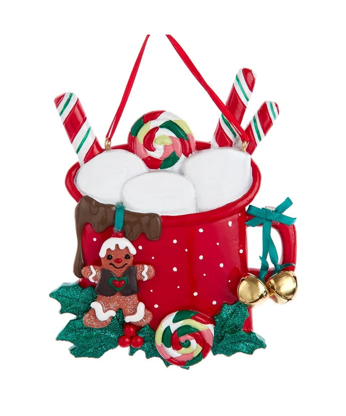 Kurt Adler Cocoa Mug With Marshmallows Ornament - Family Of 3 1 Kurt Adler Cocoa Mug With Marshmallows Ornament - Family Of 3