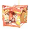 Popup Mini Book German Ornament - Red
