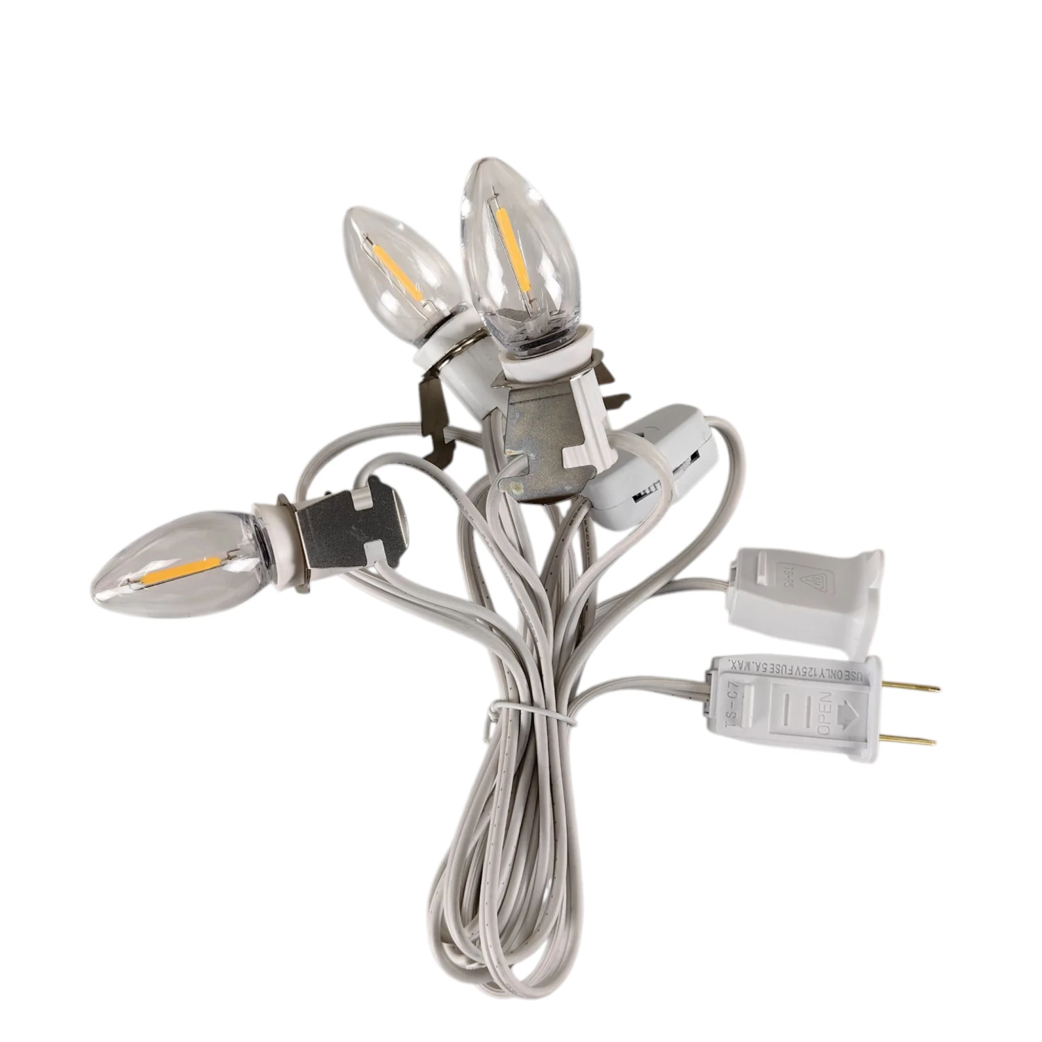 Village Clip In Light Cord - 3 Head 1 Village Clip In Light Cord - 3 Head