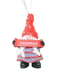 Personalized Gnome Ornament (Letters J-P) - Luke -Toy Series Store rvtnw70sabshqnnf8hwc