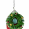 Rocket Ornament - With Wreath