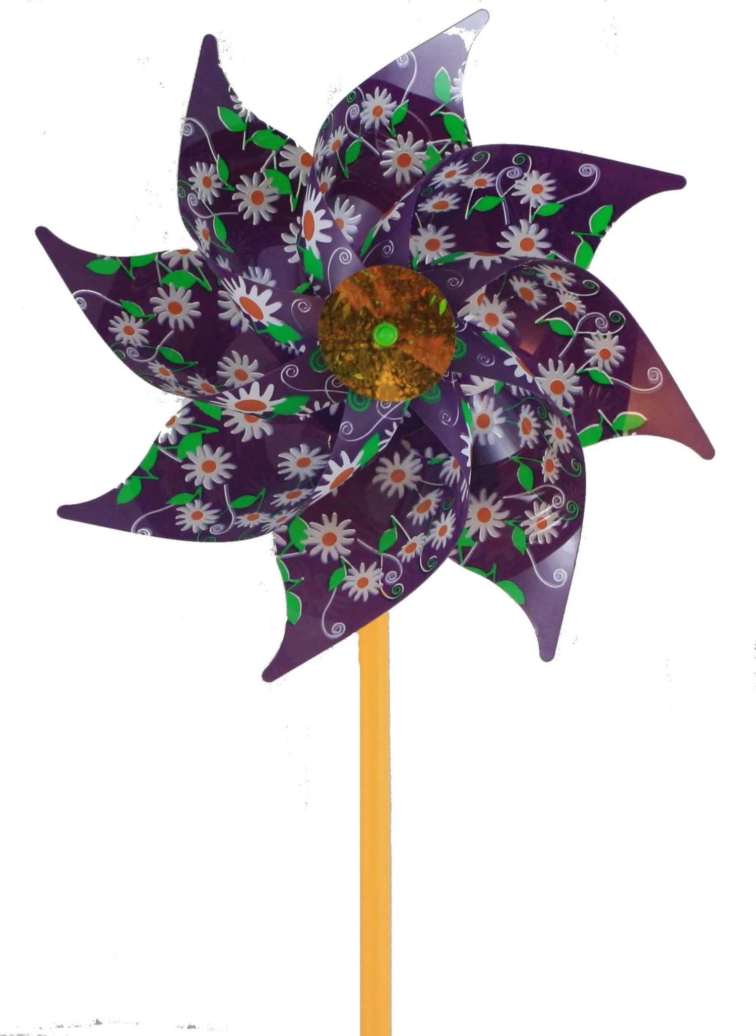 PVC Pinwheel - Violet Floral 1 PVC Pinwheel - Violet Floral