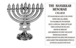 The Hanukkah Menorah Charm