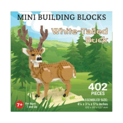 White Tail Buck Mini Building Blocks