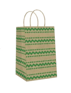 Foil Accented Kraft Treat Bag - 8 Pack - -Toy Series Store sun43db7ukrmregsjd8s