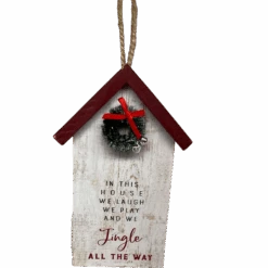 Jingle All The Way Wooden Ornament -Toy Series Store t0bwwke7nkecsoakb3mw