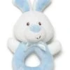 Plush Rattle - Blue Bunny