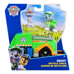 SpinMaster Paw Patrol Rescue Vehicle And Character - Rocky And Recycling Truck