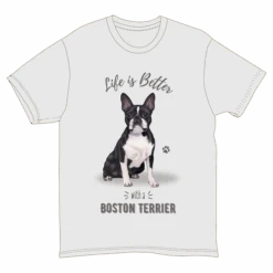 Life Is Better With A Boston Terrier T-Shirt - -Toy Series Store tbhqesuhvrs6jt5gp5cm