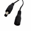 3 Foot Long DC Power Plug Extension - 5.5mm/2.1mm Plug - Black