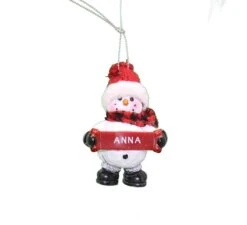 Cozy Snowman Ornament (Letters A - F) - -Toy Series Store tcooujg2kqulg7vp26fj