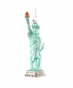 Kurt Adler Statue Of Liberty Glass Ornament