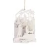 Rejoice White Nativity Ornament