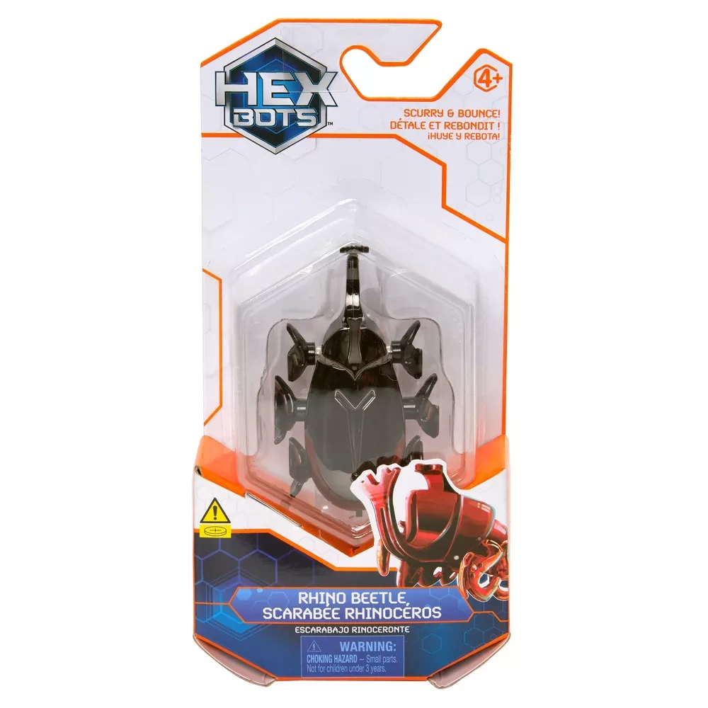 Hexbug Bots - Black Rhino Beetle - Scarabee Rhinoceros 1 Hexbug Bots - Black Rhino Beetle - Scarabee Rhinoceros