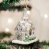 Old World Christmas Sparkling Cathedral Glass Blown Ornament