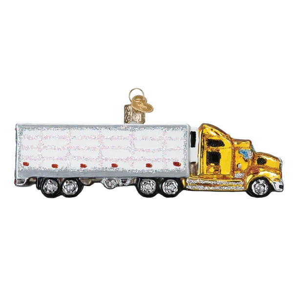 Old World Christmas Semi Truck 2 Old World Christmas Semi Truck - Image 2