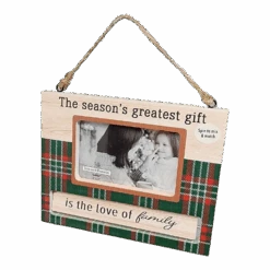 Spinning Frame Ornament - The Season's Greatest Gift