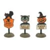 Department 56 Halloween Signs - Set Of 3