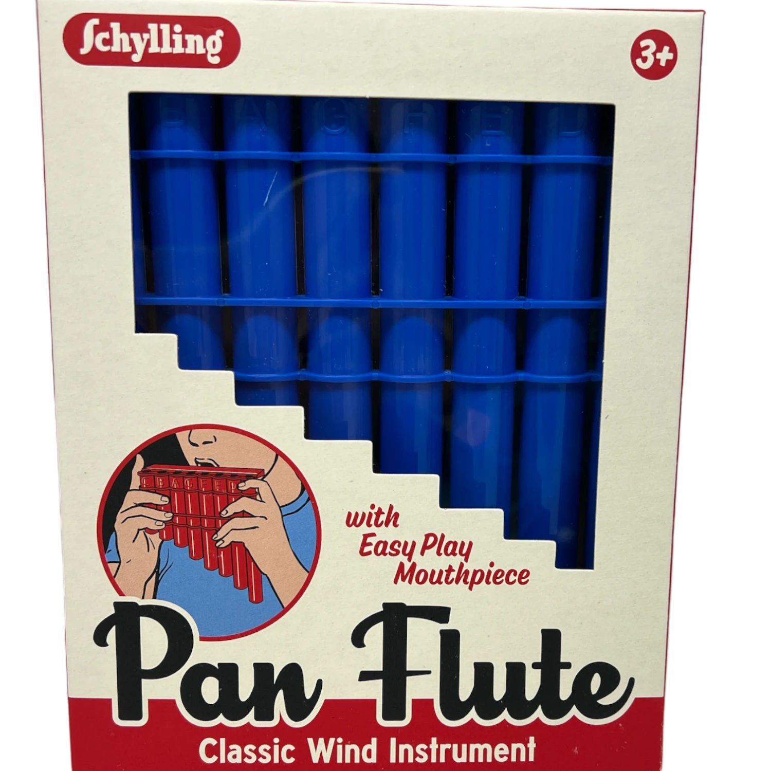 SCHYLLING Pan Flute - Classic Wind Instrument - Blue 1 SCHYLLING Pan Flute - Classic Wind Instrument - Blue