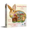 Springtime Bunnies Shaped Puzzle