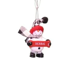 Cozy Snowman Ornament (Letters A - F) - -Toy Series Store uznypjbgcbdidunjipt3