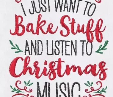 I Want To Bake Stuff - Kitchen Towel 2 I Want To Bake Stuff - Kitchen Towel - Image 2