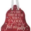 Festive Word Hanging Ornament - It's The Time Of Year When