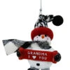 Cozy Snowman Ornament - Grandma I ♥ You