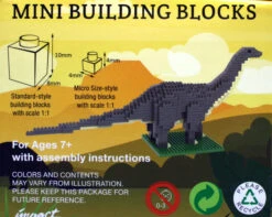 Mini Building Blocks - Brontosaurus -Toy Series Store vhbzkyluh7w8ngrwvjsu
