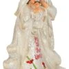 Roman Holy Family With Poinsettia Ornament