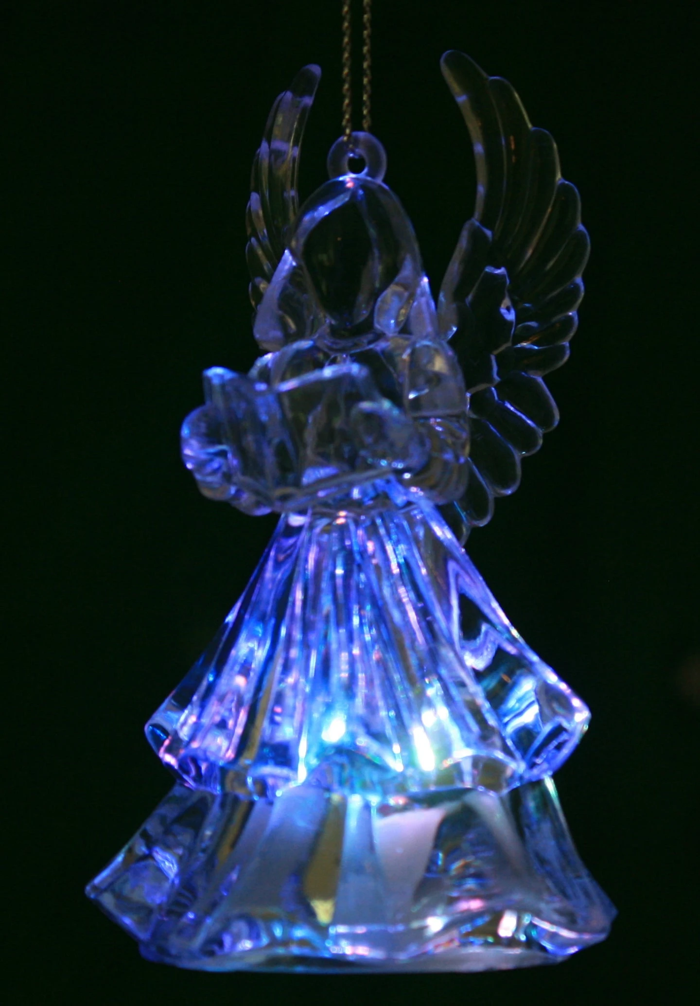 Kurt Adler Battery-Operated LED Angel Ornament - Praying 5 Kurt Adler Battery-Operated LED Angel Ornament - Praying - Image 5