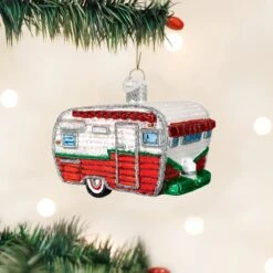 Travel Trailer Glass Ornament -Toy Series Store vofxdqmlstp00vbtmica