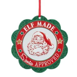 Kurt Adler Santa Seal Of Approval Ornament - Santa's Express -Toy Series Store vs0h7zr2ztuohyilqlb5