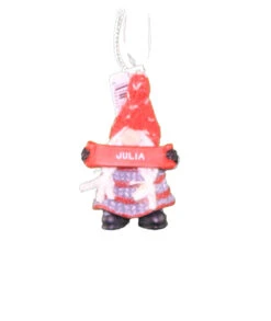 Personalized Gnome Ornament (Letters J-P) - Julia