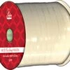 Metallic Style Curling Ribbon -3/16 Inch X 100 Feet - Matte White