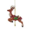 Kurt Adler Resin Carousel Assortment Ornament - Reindeer