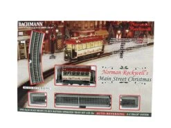 Bachmann Norman Rockwell's Main Street Battery Operated Village Streetcar Set