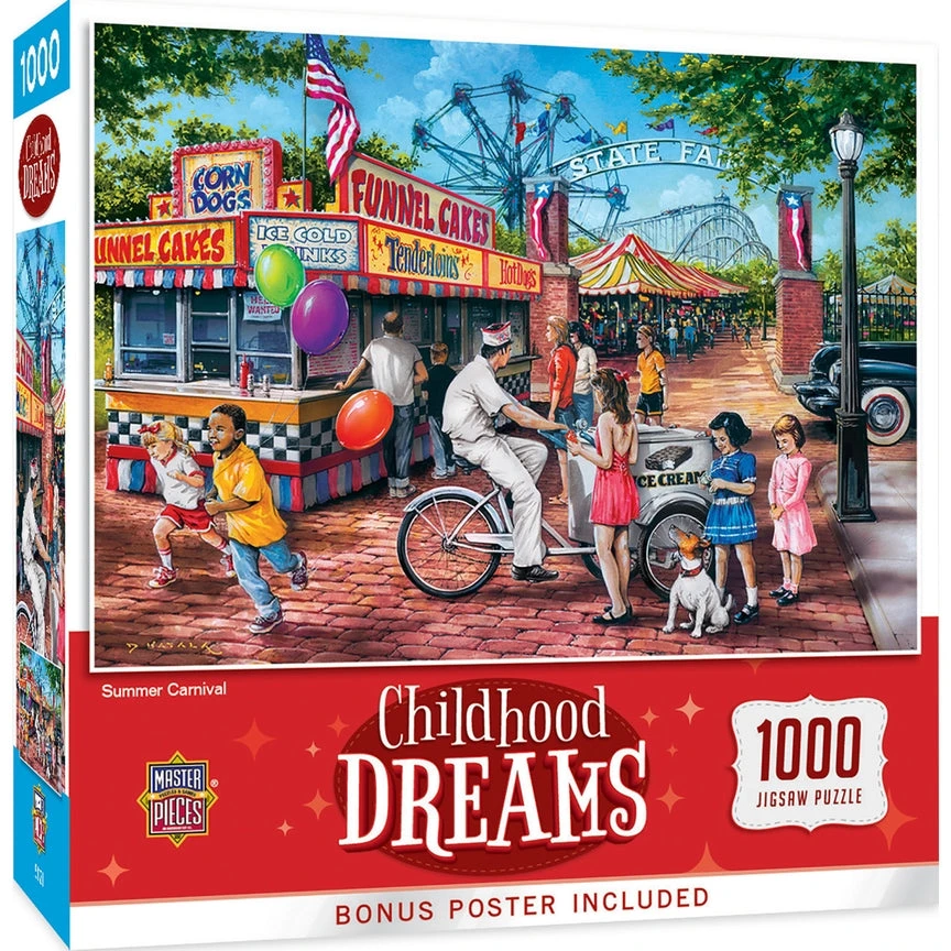 Childhood Dreams - Summer Carnival 1000 Piece Puzzle 1 Childhood Dreams - Summer Carnival 1000 Piece Puzzle