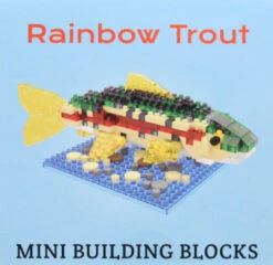 Mini Building Blocks - Rainbow Trout -Toy Series Store wi8cg7uuxifed3elh1ui