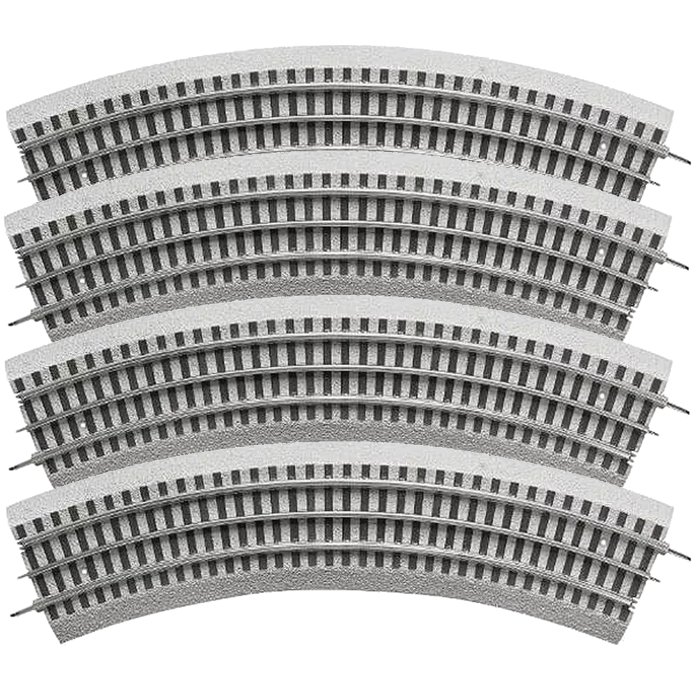 Lionel O-Gauge FasTrack O36 Curve - 4 Pack 1 Lionel O-Gauge FasTrack O36 Curve - 4 Pack