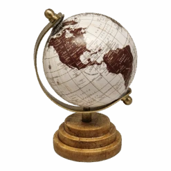 Mangowood Tabletop Globe - 6 Inch - Dark