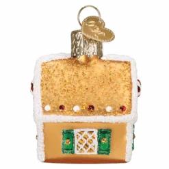 Gumdrop Mini Gingerbread House Glass Ornament -Toy Series Store wtecdmpsvo5bnuhcjms5