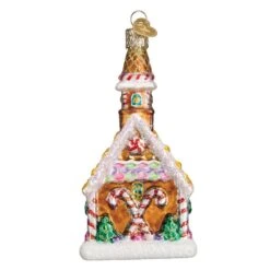 Gingerbread Church Glass Ornament -Toy Series Store wzdlhwq0k7i4vi9k41g5