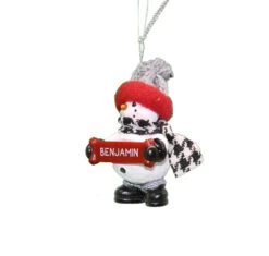 Cozy Snowman Ornament (Letters A - F) - -Toy Series Store xhj7wc0dpqu7tvvfcqf8