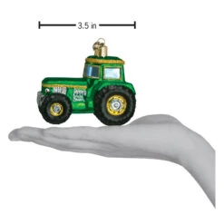 Green Tractor Glass Ornament -Toy Series Store xlglfuxhk8aixs3rhvxd