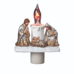 Roman Holy Family Gold And Silver Swirl Night Light -Toy Series Store xm0cibfcncsq6x1kf4bh