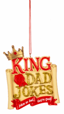 King Of Dad Jokes Ornament