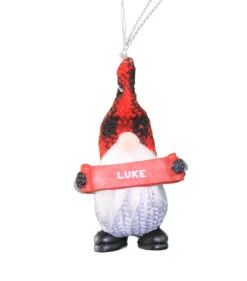Personalized Gnome Ornament (Letters J-P) - Luke -Toy Series Store xvay5jo20pj9ryjtrah8