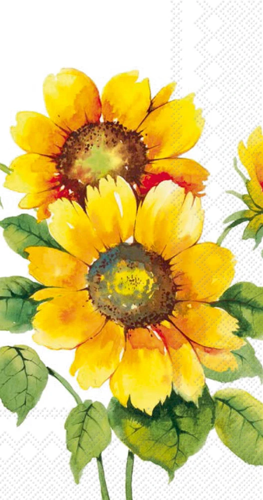 Ideal Home Range Colourful Sunflowers - Guest Towel 1 Ideal Home Range Colourful Sunflowers - Guest Towel
