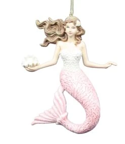 Kurt Adler Mermaid With Ocean Pattern Ornament - -Toy Series Store xvvdxarwsfgke4dbcj2d